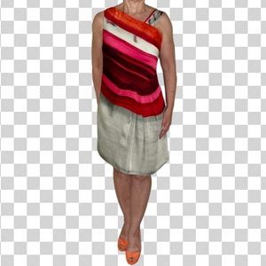 RACHEL Rachel Roy * Asymmetrical Hi-Lo Dress * Size M